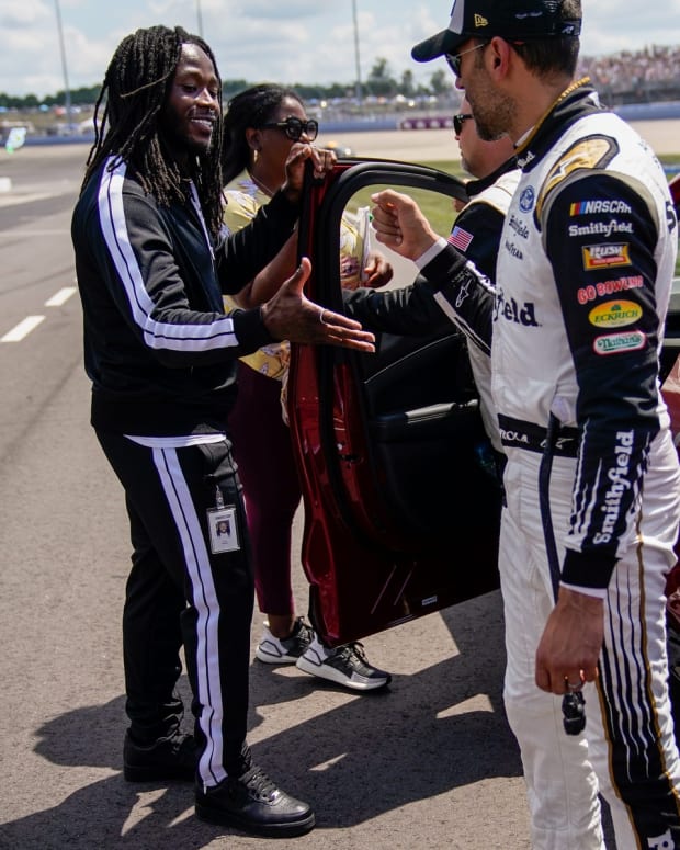 Alvin Kamara, Saints RB at ALLY 400
